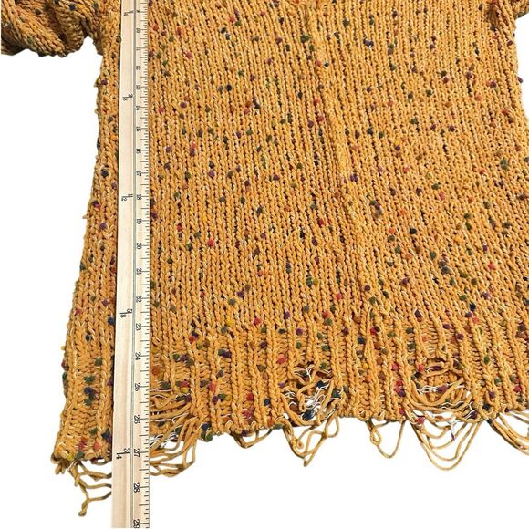 POL Sweater Women Size M Hooded Pullover Distressed Confetti Sweater - Picture 6 of 9